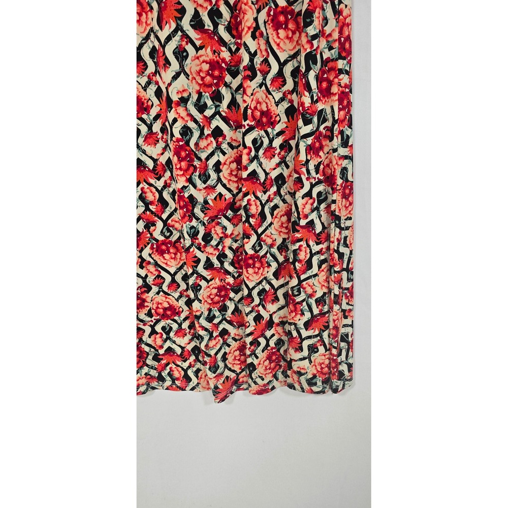 Lularoe women S floral slinky maxi skirt cottagecore vacation‎ festival beach - Picture 4 of 6